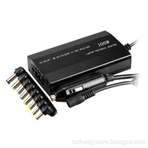 100W Universal Power Adapter with 8 Tips for Cars and Homes 2-in-1,prompt delivery